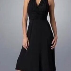 Jones Wear Dress Black Halter Dress Size 12